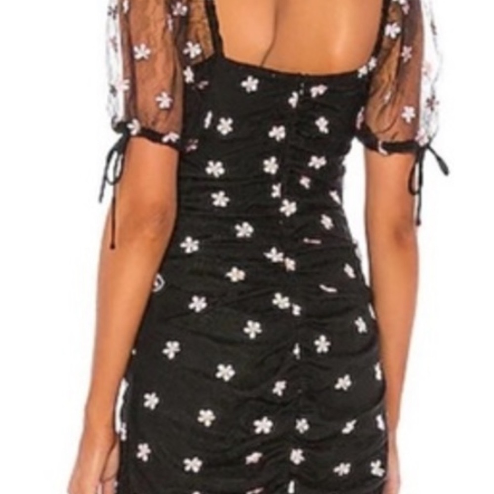 Lovers and friends black floral dress
